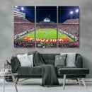 Wolfpack Football Team Print - Raleigh Carter-Finley Stadium