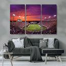 East Carolina University Pirates Football Print Canvas-