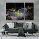 Duke University Blue Devils Football Print Canvas - Durham