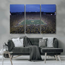 University of Michigan Wolverines Football Team Print - Ann by MyGreatCanvas | Canvas Wall Art Prints | Photo Prints & Wall Decor