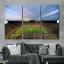 Michigan Stadium Wall Art Canvas Print, Vibrant Game Day by MyGreatCanvas | Canvas Wall Art Prints | Photo Prints & Wall Decor