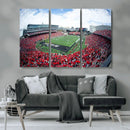 Cincinnati Bearcats Football Team Print - Nippert Stadium Wall Art Canvas Print
