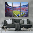 Buffalo Bills Football Team Print Canvas - Buffalo Highmark by MyGreatCanvas | Canvas Wall Art Prints | Photo Prints & Wall Decor