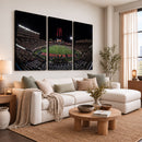 Framed Texas Tech Red Raiders Stadium Canvas, Texas Tech Red