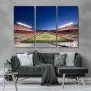 Rutgers Scarlet Knights Football Team Print - Piscataway SHI by MyGreatCanvas | Canvas Wall Art Prints | Photo Prints & Wall Decor