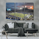 Memphis Tigers Football Team Print - Memphis Simmons Bank
