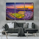 The Louisiana State University Tigers Football Team Print - by MyGreatCanvas | Canvas Wall Art Prints | Photo Prints & Wall Decor