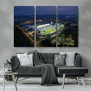 The University of South Florida Bulls Football Team Print - by MyGreatCanvas | Canvas Wall Art Prints | Photo Prints & Wall Decor