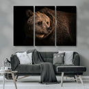 Wild Grizzly 399 Bear Canvas Wall Art Print, Bear Animal by MyGreatCanvas | Canvas Wall Art Prints | Photo Prints & Wall Decor