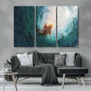 Powerful Jesus Canvas Print - Hand of Salvation,