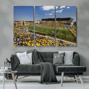 University of Wyoming Cowboys Football Team Print - Laramie by MyGreatCanvas | Canvas Wall Art Prints | Photo Prints & Wall Decor