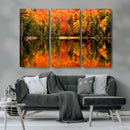 Forest Reflection Art | Autumn Forest Reflection Wall Art | by MyGreatCanvas | Canvas Wall Art Prints | Photo Prints & Wall Decor