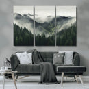 Misty Forest Canvas Print Wall Art Premium Canvas Print a
