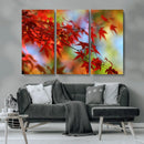 Red Leaves Autumn Forest Wall Art Canvas, Red Leaves Autumn by MyGreatCanvas | Canvas Wall Art Prints | Photo Prints & Wall Decor