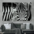 Zebra Wall Art – Zebra Close Up Wall Art – Framed Black by MyGreatCanvas | Canvas Wall Art Prints | Photo Prints & Wall Decor