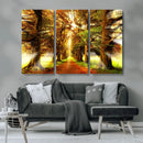 Sunshine in Forest and Trees Wall Art Canvas Print by MyGreatCanvas | Canvas Wall Art Prints | Photo Prints & Wall Decor