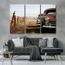 Classic Cars Vintage Wall Art Canvas Print