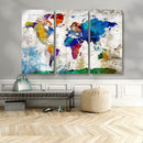 World Map Canvas Print – Framed Travel Map Wall Art for by MyGreatCanvas | Canvas Wall Art Prints | Photo Prints & Wall Decor