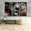 Red Wine and Glass Canvas Print by MyGreatCanvas | Canvas Wall Art Prints | Photo Prints & Wall Decor