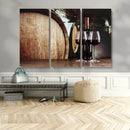 Wine and Barrel Wall Art Canvas Print by MyGreatCanvas | Canvas Wall Art Prints | Photo Prints & Wall Decor