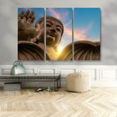 Buddha Statue and Daylight Wall Art, Buddha Statue Wall Art by MyGreatCanvas | Canvas Wall Art Prints | Photo Prints & Wall Decor