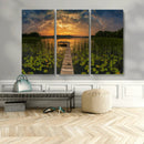 Lake and Flower Wall Art Canvas Print by MyGreatCanvas | Canvas Wall Art Prints | Photo Prints & Wall Decor