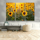 Sunflower Sunshine Wall Art Canvas Print by MyGreatCanvas | Canvas Wall Art Prints | Photo Prints & Wall Decor