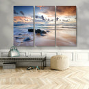 Serene Weather On The Beach Wall Art Canvas Print