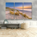 Sunrise On The Beach Wall Art Canvas Print