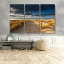 Ocean Beach Dark Clouds Wall Art Canvas Print by MyGreatCanvas | Canvas Wall Art Prints | Photo Prints & Wall Decor