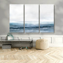 Blue Ocean Abstract Artwork Wall Art Canvas Print