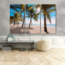 Palm Beach Tropical Island Wall Art Canvas Print by MyGreatCanvas | Canvas Wall Art Prints | Photo Prints & Wall Decor