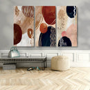 Boho Wall Art Canvas Print Set Mid-Century Prints Bohemian by MyGreatCanvas | Canvas Wall Art Prints | Photo Prints & Wall Decor