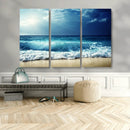 Majestic Ocean Wave Wall Art Canvas | 3 Panel Large Seascape