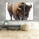 Bison Wall Art Canvas Print For Farmhouse, Wild Animal Wall by MyGreatCanvas | Canvas Wall Art Prints | Photo Prints & Wall Decor
