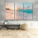 Beach Sunrise Wall Art, Coastal Seascape Canvas Print, Ocean by MyGreatCanvas | Canvas Wall Art Prints | Photo Prints & Wall Decor