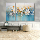 Abstract Flower Wall Art Canvas Print