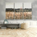 Abstract Wildflower Art Field Landscape Oil Painting Print,