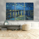 Vincent van Gogh Starry Night over the Rhone Abstract Wall