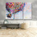 Don't Look Up Movie Canvas Wall Art - Vibrant Floating House