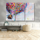 Don't Look Up Movie Canvas Wall Art - Vibrant Floating House