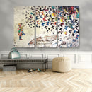Banksy Wall Art - Banksy Girl Butterfly Graffiti Wall Art