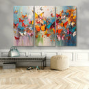 Abstract Butterfly Wall Art Canvas Print