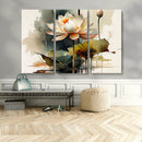 Lotus Flower Watercolor Canvas Print – A Symbol of Serenity by MyGreatCanvas | Canvas Wall Art Prints | Photo Prints & Wall Decor