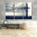 Jesus and the Fading Cross Wall Art Print – Symbol of Faith, by MyGreatCanvas | Canvas Wall Art Prints | Photo Prints & Wall Decor