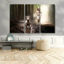 Jesus Canvas Wall Art - Jesus Running After Lost Lamb, by MyGreatCanvas | Canvas Wall Art Prints | Photo Prints & Wall Decor