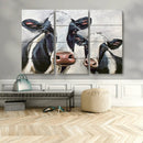 Vintage Baby and Mom Cattle Wall Art Canvas Print by MyGreatCanvas | Canvas Wall Art Prints | Photo Prints & Wall Decor