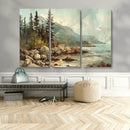 Abstract Acadia National Park Wall Art Canvas Print -