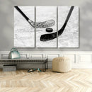 Winter Ice Hockey Sport Canvas Wall Art Print - Hockey Wall by MyGreatCanvas | Canvas Wall Art Prints | Photo Prints & Wall Decor