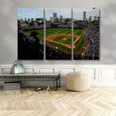 Chicago Cubs Baseball Team Print - Wrigley Field Stadium